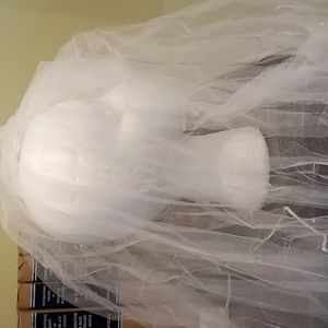 Brand New Gorgeous Bridal Veil w Swarovski Crystals